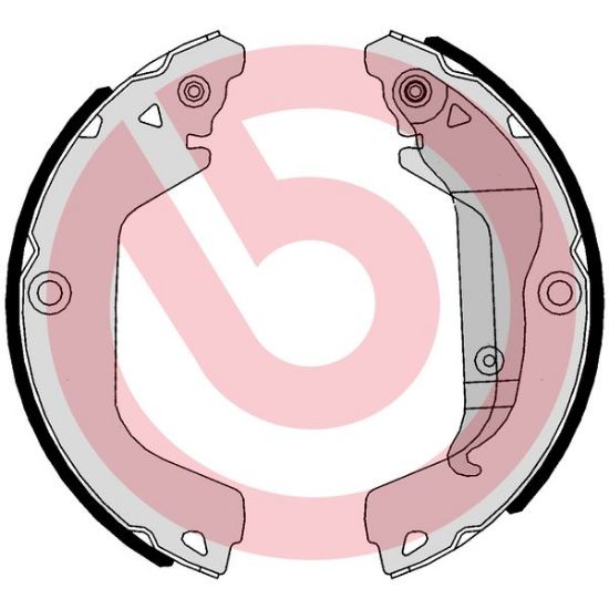 Obrázok Sada brzdových čeľustí BREMBO  S10521