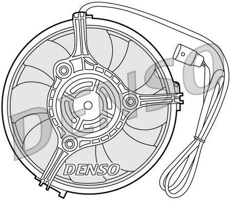 Obrázok Ventilátor chladenia motora DENSO  DER02001