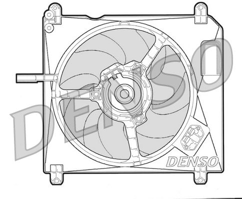 Obrázok Ventilátor chladenia motora DENSO  DER09002