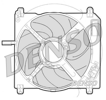 Obrázok Ventilátor chladenia motora DENSO  DER09009