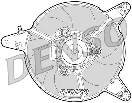 Obrázok Ventilátor chladenia motora DENSO  DER09095