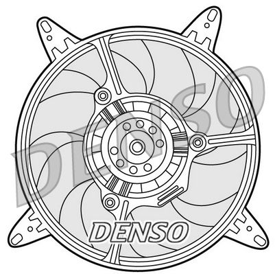 Obrázok Ventilátor chladenia motora DENSO  DER09290