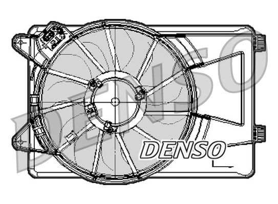 Obrázok Ventilátor chladenia motora DENSO  DER09301