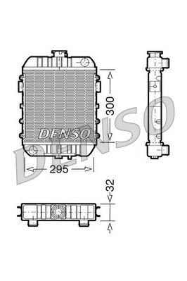 Obrázok Chladič motora DENSO  DRM20060