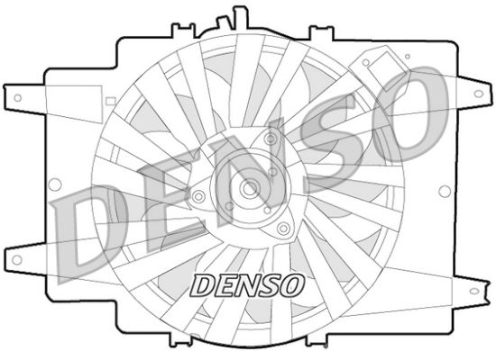Obrázok Ventilátor chladenia motora DENSO  DER01008