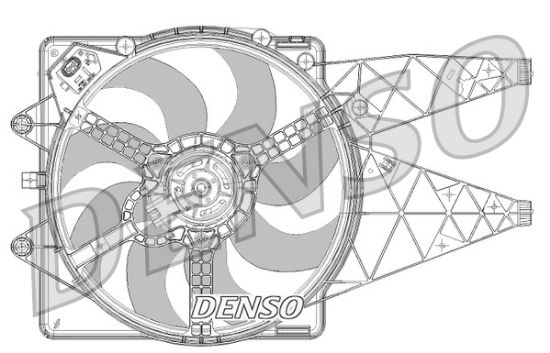 Obrázok Ventilátor chladenia motora DENSO  DER09094