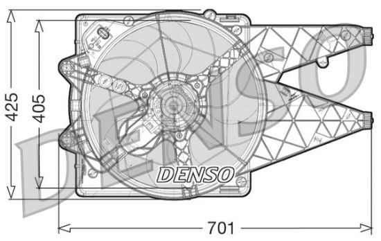 Obrázok Ventilátor chladenia motora DENSO  DER09101
