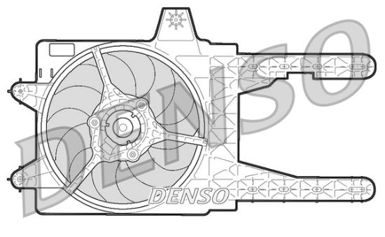 Obrázok Ventilátor chladenia motora DENSO  DER09245