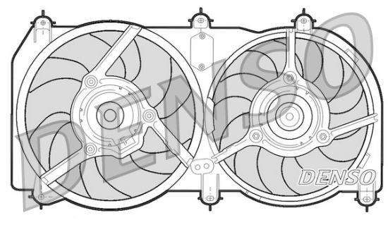 Obrázok Ventilátor chladenia motora DENSO  DER09246