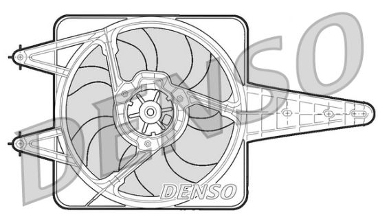 Obrázok Ventilátor chladenia motora DENSO  DER13203