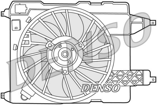 Obrázok Ventilátor chladenia motora DENSO  DER23002