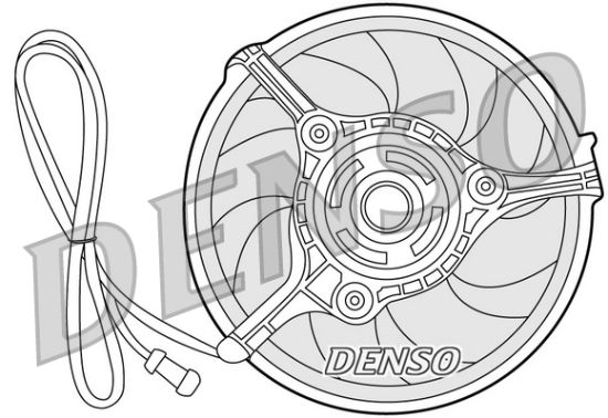 Obrázok Ventilátor chladenia motora DENSO  DER32008