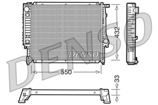 Obrázok Chladič motora DENSO  DRM05020
