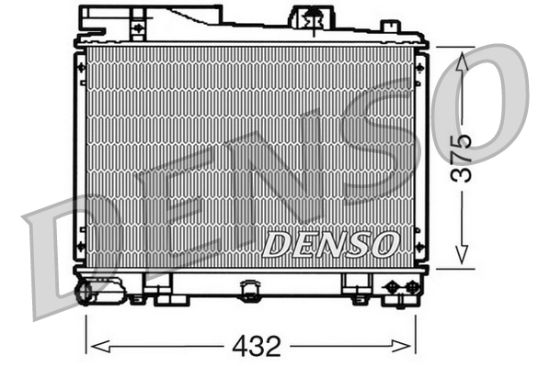 Obrázok Chladič motora DENSO  DRM05034