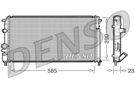 Obrázok Chladič motora DENSO  DRM23053