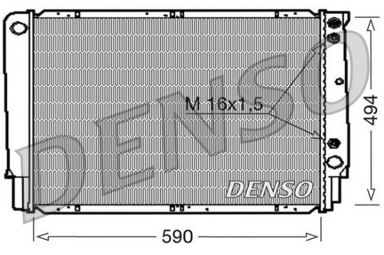 Obrázok Chladič motora DENSO  DRM33053