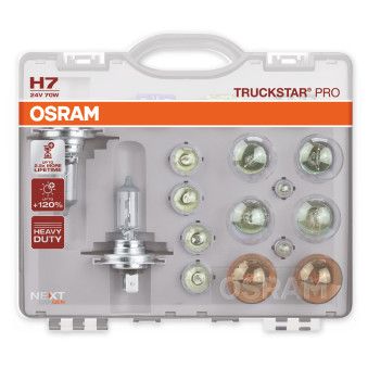 Obrázok Sortiment, żiarovky OSRAM TRUCKSTAR® PRO (Next Gen) CLKH7TSP24V