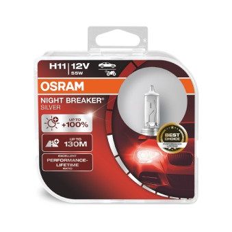 Obrázok żiarovka pre hmlové svetlo OSRAM NIGHT BREAKER® SILVER 64211NBSHCB