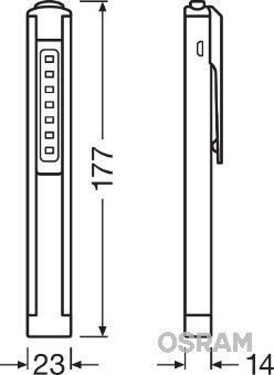 Obrázok Ručné svetlo OSRAM LEDinspect PRO PENLIGHT 150 UVA LEDIL106
