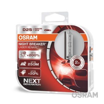 Obrázok żiarovka pre hlavný svetlomet OSRAM XENARC® NIGHT BREAKER® LASER 66240XNLHCB