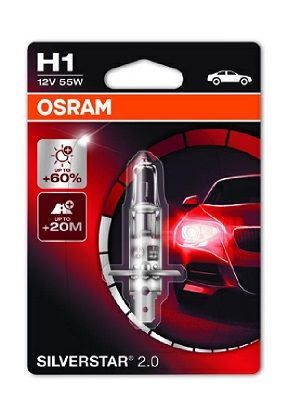 Obrázok żiarovka pre hlavný svetlomet OSRAM SILVERSTAR 2.0 64150SV201B