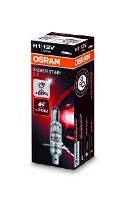Obrázok żiarovka pre hlavný svetlomet OSRAM SILVERSTAR 2.0 64150SV2