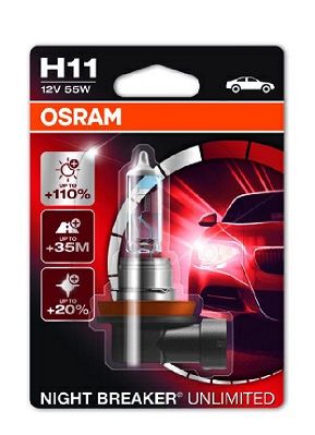 Obrázok żiarovka pre hmlové svetlo OSRAM NIGHT BREAKER UNLIMITED 64211NBU01B