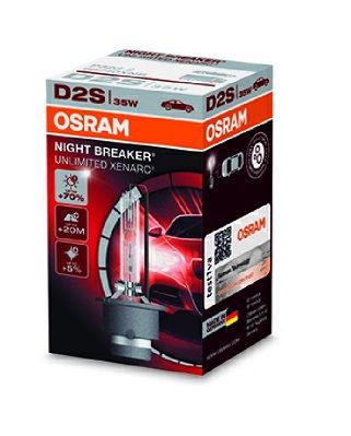 Obrázok żiarovka pre hlavný svetlomet OSRAM XENARC NIGHT BREAKER UNLIMITED 66240XNB