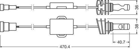 Obrázok żiarovka pre diaľkový svetlomet OSRAM LEDriving FOG LAMP 9645CW