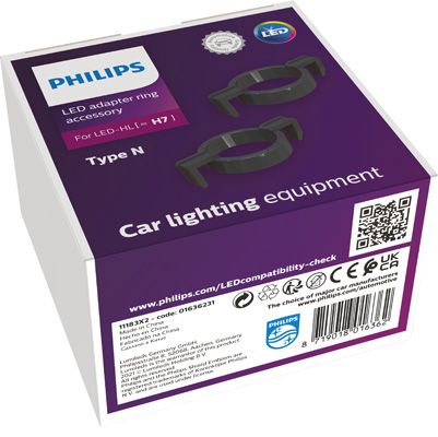 Obrázok Objímka żiarovky hlavného svetlometu PHILIPS Adapter Ring H7-LED Type N 11183X2