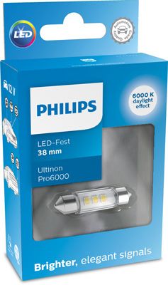 Obrázok żiarovka PHILIPS 6000 K Ultinon Pro6000 11854CU60X1