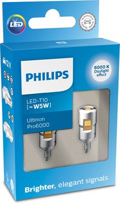 Obrázok żiarovka PHILIPS 6000 K Ultinon Pro6000 11961CU60X2