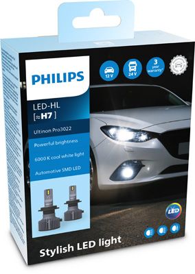 Obrázok żiarovka PHILIPS Ultinon Pro3022 H7-LED 11972U3022X2