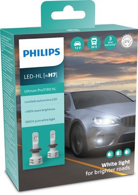 Obrázok żiarovka PHILIPS Ultinon Pro5100 H7-LED 11972U51X2