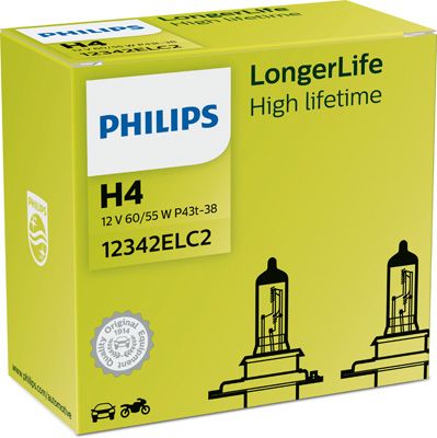 Obrázok żiarovka PHILIPS LongerLife 12342ELC2