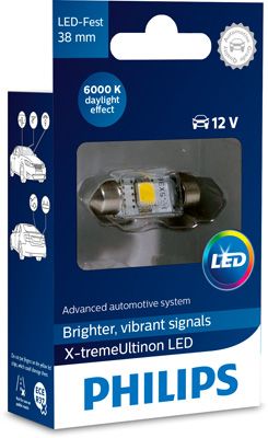 Obrázok żiarovka PHILIPS 6000 K X-tremeUltinon 128596000KX1
