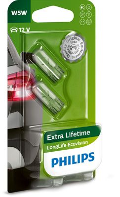 Obrázok żiarovka pre smerové svetlo PHILIPS LongLife EcoVision 12961LLECOB2