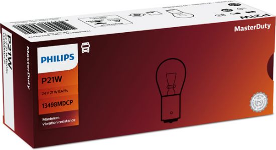Obrázok żiarovka prídavného brzdového svetla PHILIPS MasterDuty 13498MDCP