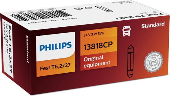 Obrázok żiarovka osvetlenia batożinového priestoru PHILIPS  13818CP