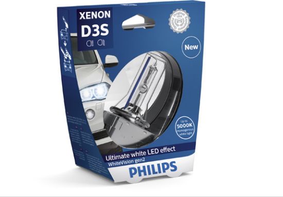 Obrázok żiarovka PHILIPS Xenon WhiteVision gen2 42403WHV2S1
