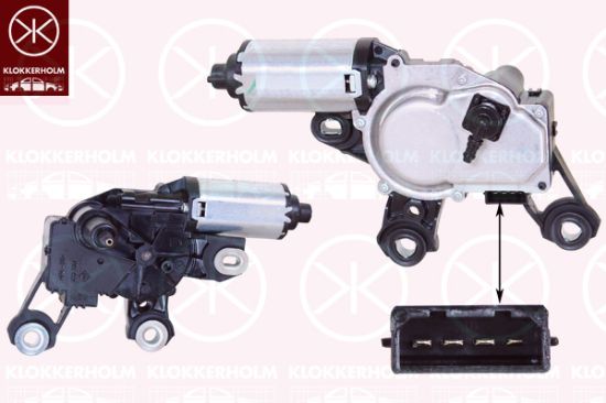 Obrázok Motor stieračov KLOKKERHOLM  00297170