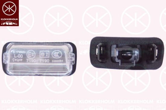 Obrázok Osvetlenie poznávacej značky KLOKKERHOLM  05510850