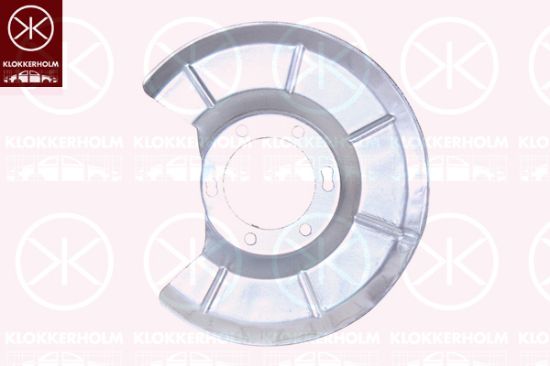 Obrázok Ochranný plech proti rozstreku, Brzdový kotúč KLOKKERHOLM  9009879