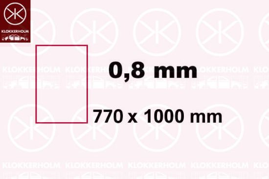 Obrázok Tabuľa plechu KLOKKERHOLM  9600083