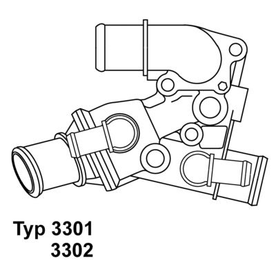 Obrázok Termostat chladenia BorgWarner (Wahler)  330180D