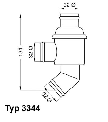 Obrázok Termostat chladenia BorgWarner (Wahler)  334480