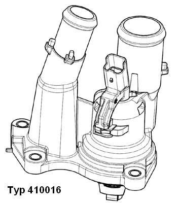 Obrázok Termostat chladenia BorgWarner (Wahler)  41001698D