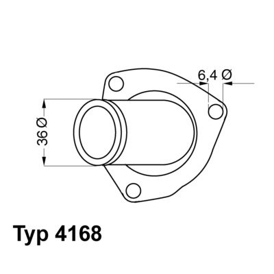 Obrázok Termostat chladenia BorgWarner (Wahler)  416892D