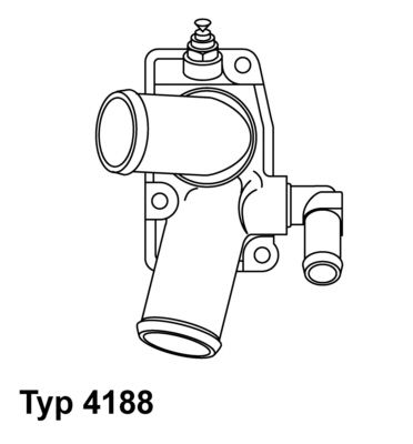 Obrázok Termostat chladenia BorgWarner (Wahler)  418892D