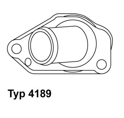 Obrázok Termostat chladenia BorgWarner (Wahler)  418987D